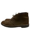 【中古】Clarks◆デザート/UK8/BRW/スウェード【シューズ】