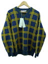 【中古】MARNI◆23AW/Vネックモヘアニット/セーター(厚手)/46/モヘア/YLW/チェック/CVMG0099Q0//【メンズウェア】(4)