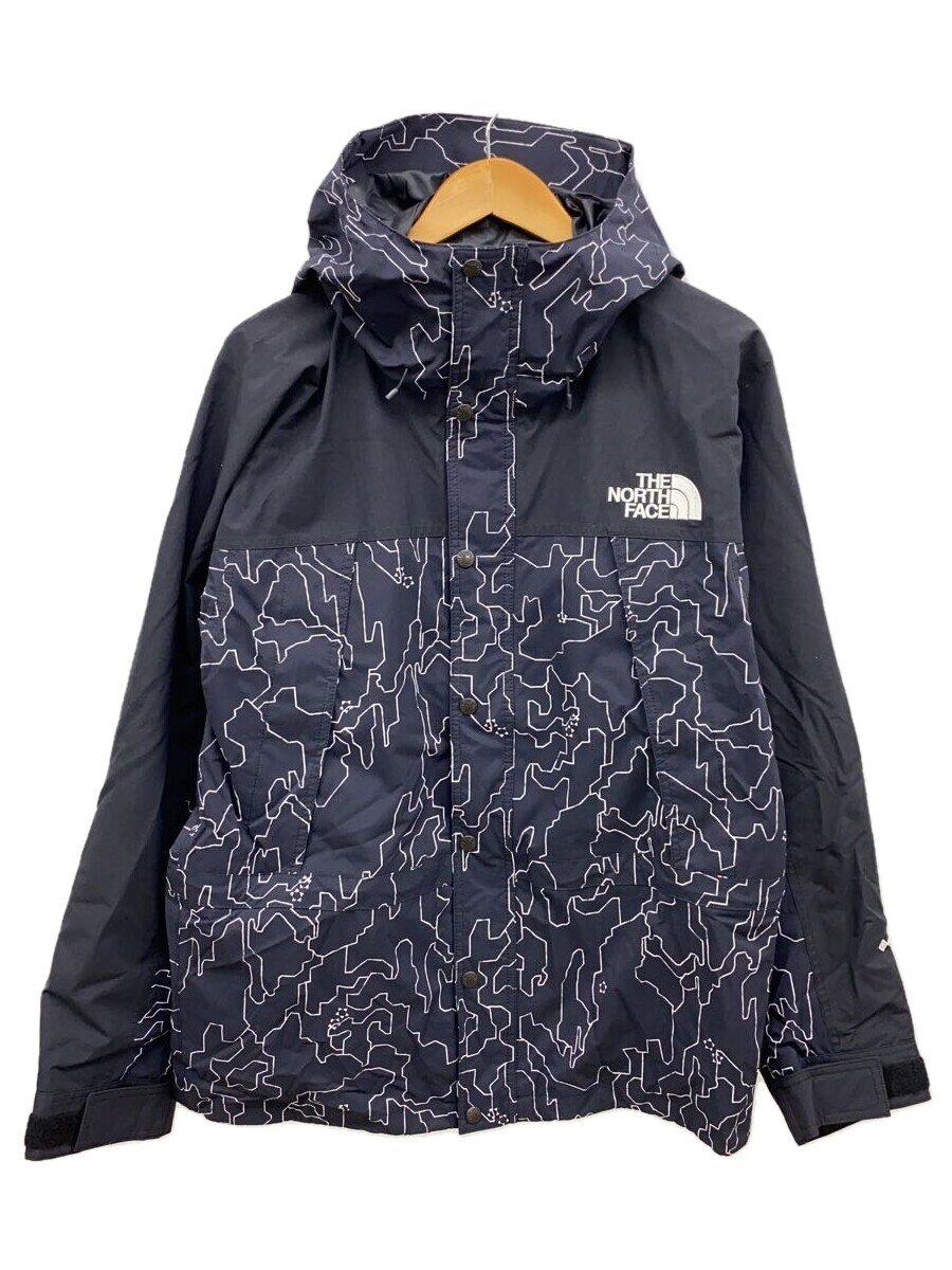 【中古】THE NORTH FACE◆NOVELTY MOUNTAIN LIGHT JACKET_ノベルティマウンテンライトジャケット/L/ナイロン/BL【メンズウェア】