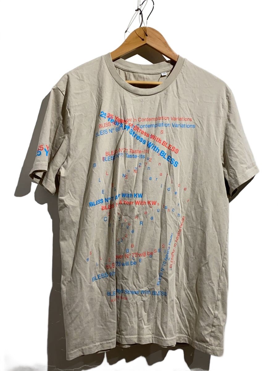 BLESS◆5311 Multicollection IV T-Shirt Doubleprint/XXL/コットン/BEG//