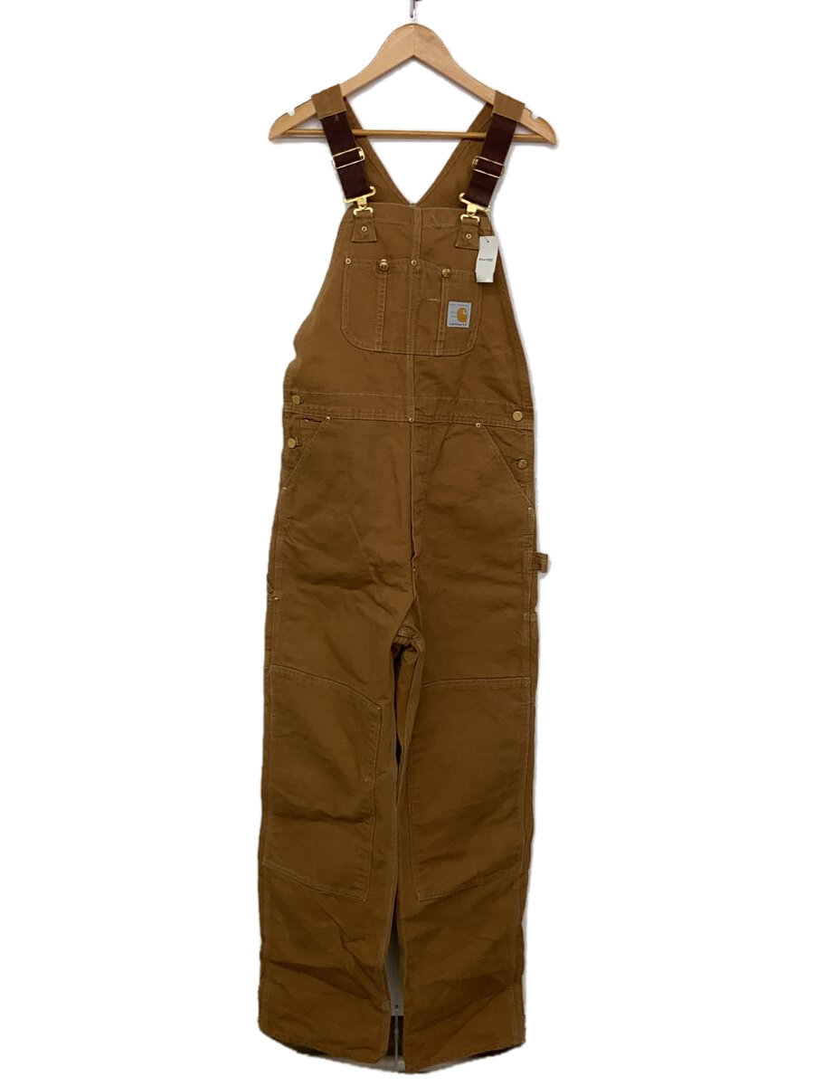 【中古】Carhartt◆オーバーオール/34/コットン/CML/無地【メンズウェア】