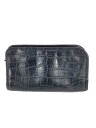 【中古】PELLE MORBIDA◆クラッチバッグ/レザー/BLK【バッグ】
