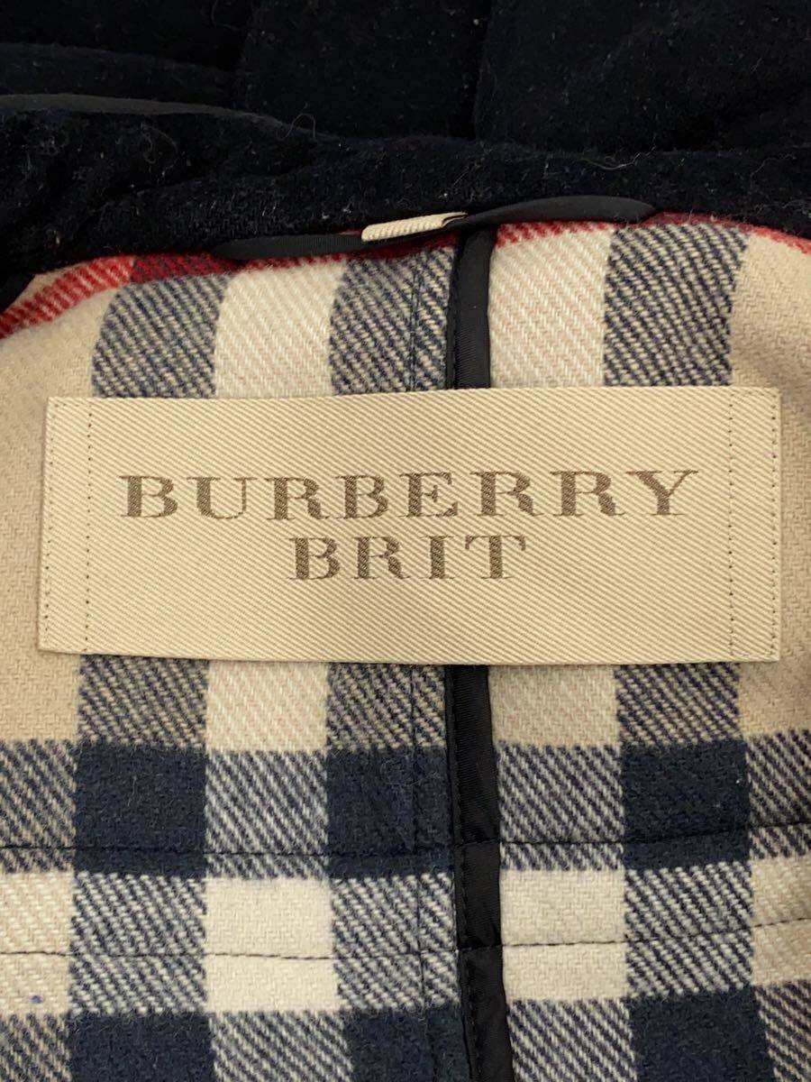 中古 BURBERRY BRIT ダッフルコート 8 ウール BLK 3887508 ノバチェック レディースウェア jumblestore-38088081 2nd STREET 楽天市場店 サンプル画像3
