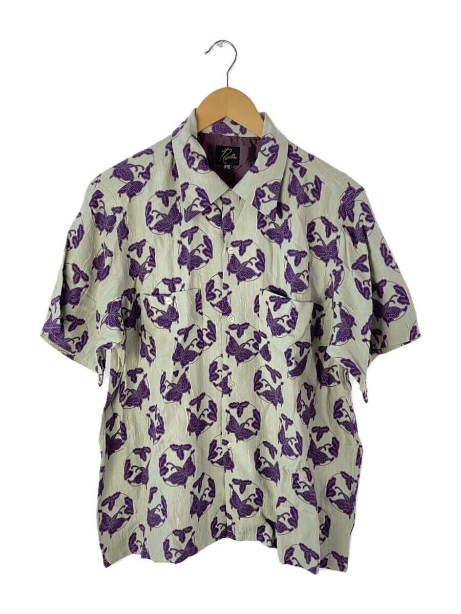 【中古】Needles◆23SS/Short-SleeveOne-Up Shirts/半袖シャツ/L/レーヨン/PUP/総柄/MR240【メンズウェア】