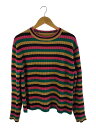 【中古】WALES BONNER◆Choir Sweater/ニット/セーター(厚手)/3/ウール/マルチカラー/ボーダー【メンズウェア】(4)