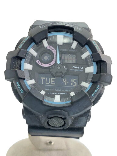 【中古】CASIO◆クォーツ腕時計・G-SHOCK/デジアナ/ラバー/BLK/BLK/SS【服飾雑貨他】 【中古】CASIO◆クォーツ腕時計・G-SHOCK/デジアナ/ラバー/BLK/BLK/SS【服飾雑貨他】