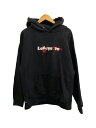 Lafayette◆20AW/ROSE LOGO/パーカー/XL/コットン/BLK/LA200503