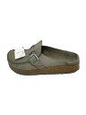 【中古】BIRKENSTOCK◆BUCKLEY/ローカットスニーカー/24.5cm/GRY【シューズ】