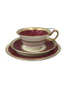 【中古】WEDGWOOD◆ULANDER POWDER RUBY/カップ&ソーサー/3点セット【キッチン用品】