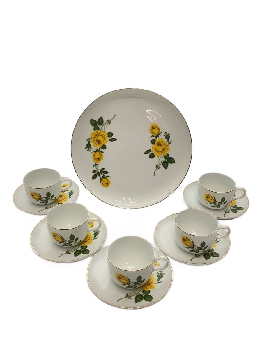 【中古】Noritake◆カップ&ソーサー/プレート/黄薔薇/花柄/11点以上//【キッチン用品】