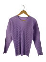【中古】HOMME PLISSE ISSEY MIYAKE◆カットソー/2/ポリエステル/PUP/無地/HP33JK808【メンズウェア】