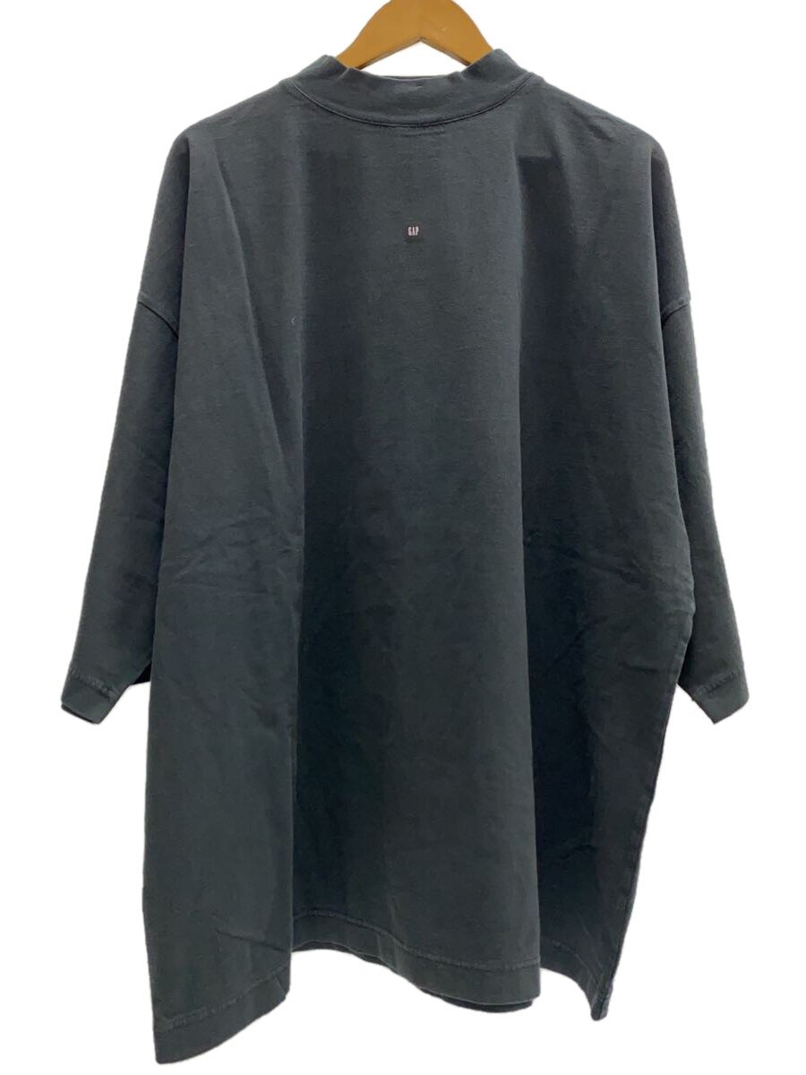 YEEZY◆YEEZY GAP/MADE IN INDONESIA/モックネックTシャツ/S/オーバーサイズ/コットン/GRY//