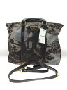 【中古】PRADA◆2WAYトートバッグ/ナ