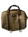 【中古】BURBERRY PRORSUM COLLECTION◆ボストンバッグ/--/KHK/チェック【バッグ】