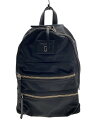 【中古】MARC JACOBS◆リュック/ナイロン/BLK/無地/M0012700 001【バッグ】