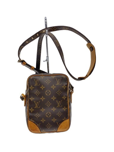 【中古】LOUIS VUITTON◆2)ダヌーブ_モノグラム・キャンバス_BRW/PVC/BRW【バッグ】 【中古】LOUIS VUITTON◆2)ダヌーブ_モノグラム・キャンバス_BRW/PVC/BRW【バッグ】