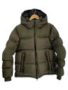 【中古】THE NORTH FACE◆WS NUPTSE HOODIE_ウィンドストッパーヌプシフーディー/M/ナイロン/KHK/無地【メンズウェア】