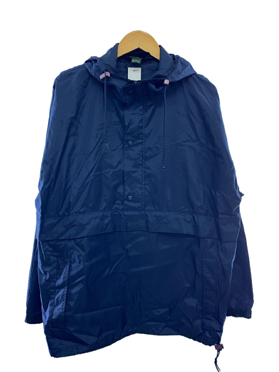 【中古】J.CREW◆90s/巨人タグ/アノラックナイロンジャケット/M/ナイロン/ネイビー【メンズウェア】