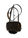 【中古】LOUIS VUITTON◆ポシェット・マルリー・バンドリエール_モノグラム・キャンバス_BRW/PVC/BRW【バッグ】