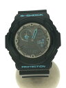 【中古】CASIO◆クォーツ腕時計・G-SHOCK/デジアナ/BLK【服飾雑貨他】