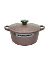 【中古】LE CREUSET◆鍋/サイズ:18cm/PNK【キッチン用品】