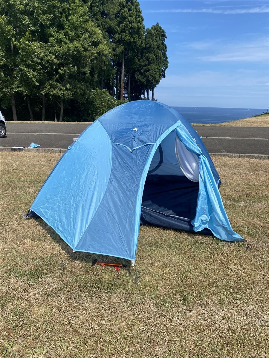 【中古】mont-bell◆テント クロノスドーム 4型 #1122492 [スカイブルー]/ドーム/2~3人用/ブルー【スポ..