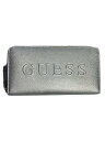 【中古】GUESS◆長財布/レザー/SLV/メンズ【服飾雑貨他】