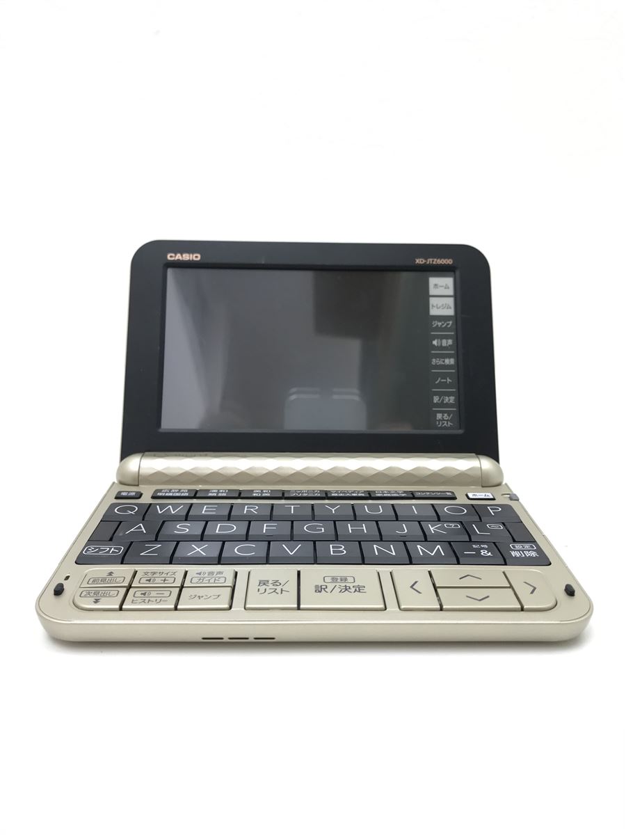 【中古】CASIO◆カシオ/電子辞書/タッチパネル/XD-JTZ6000/EX-Word XD-JTZ6000【家電・ビジュアル・オーディオ】