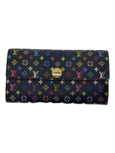 【中古】LOUIS VUITTON◆ポルト・フォイユ・サラ_モノグラム・マルチカラー_マルチカラー/PVC/マルチカラー/総柄/レディース【服飾雑貨他】 【中古】LOUIS VUITTON◆ポルト・フォイユ・サラ_モノグラム・マルチカラー_マルチカラー/PVC/マルチカラー/総柄/レディース【服飾雑貨他】