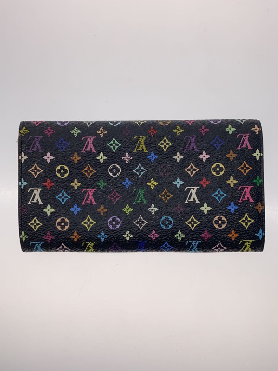 【中古】LOUIS VUITTON◆ポルト・フォイユ・サラ_モノグラム・マルチカラー_マルチカラー/PVC/マルチカラー/総柄/レディース【服飾雑貨他】