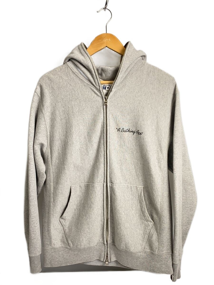 Bathing Ape ブラウン Mサイズ ダブルジップパーカー レディース Mr 