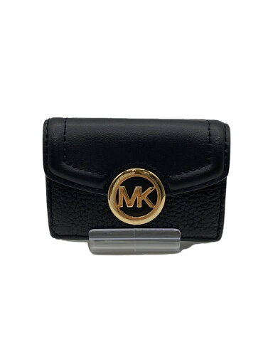 【中古】MICHAEL KORS◆3つ折り財布/--/BLK/レディース【服飾雑貨他】 【中古】MICHAEL KORS◆3つ折り財布/--/BLK/レディース【服飾雑貨他】