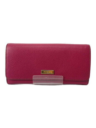 【中古】FURLA◆長財布/レザー/PNK/無地/レディース【服飾雑貨他】 【中古】FURLA◆長財布/レザー/PNK/無地/レディース【服飾雑貨他】