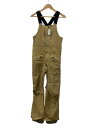 【中古】BURTON◆バートン/ウェアー/XS/BEG/ビブパンツ【スポーツ】