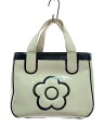 【中古】MARY QUANT◆ハンドバッグ/PVC/WHT【バッグ】(4)