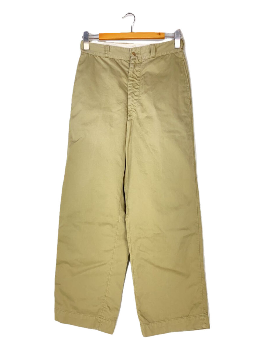 【中古】US.ARMY◆60s/アーミーチノ/prenticeジップ/ボトム/30/コットン/キャメル【メンズウェア】