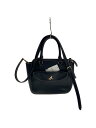 【中古】agnes b.◆ハンドバッグ/レザー/ブラック//【バッグ】(4)