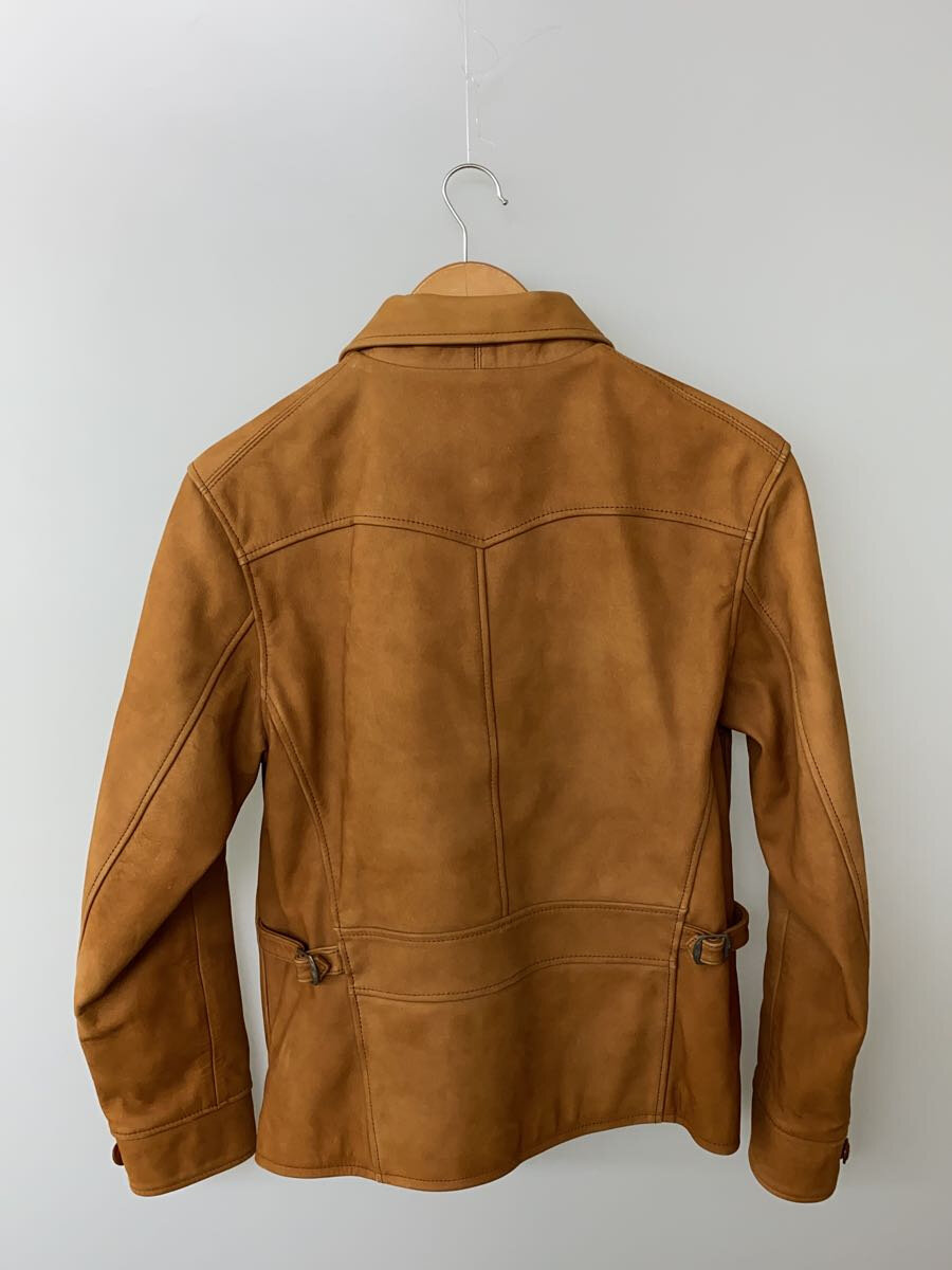 【中古】COOTIE◆レザージャケット・ブルゾン/M/牛革/BRW/無地/CTE-14S207【メンズウェア】