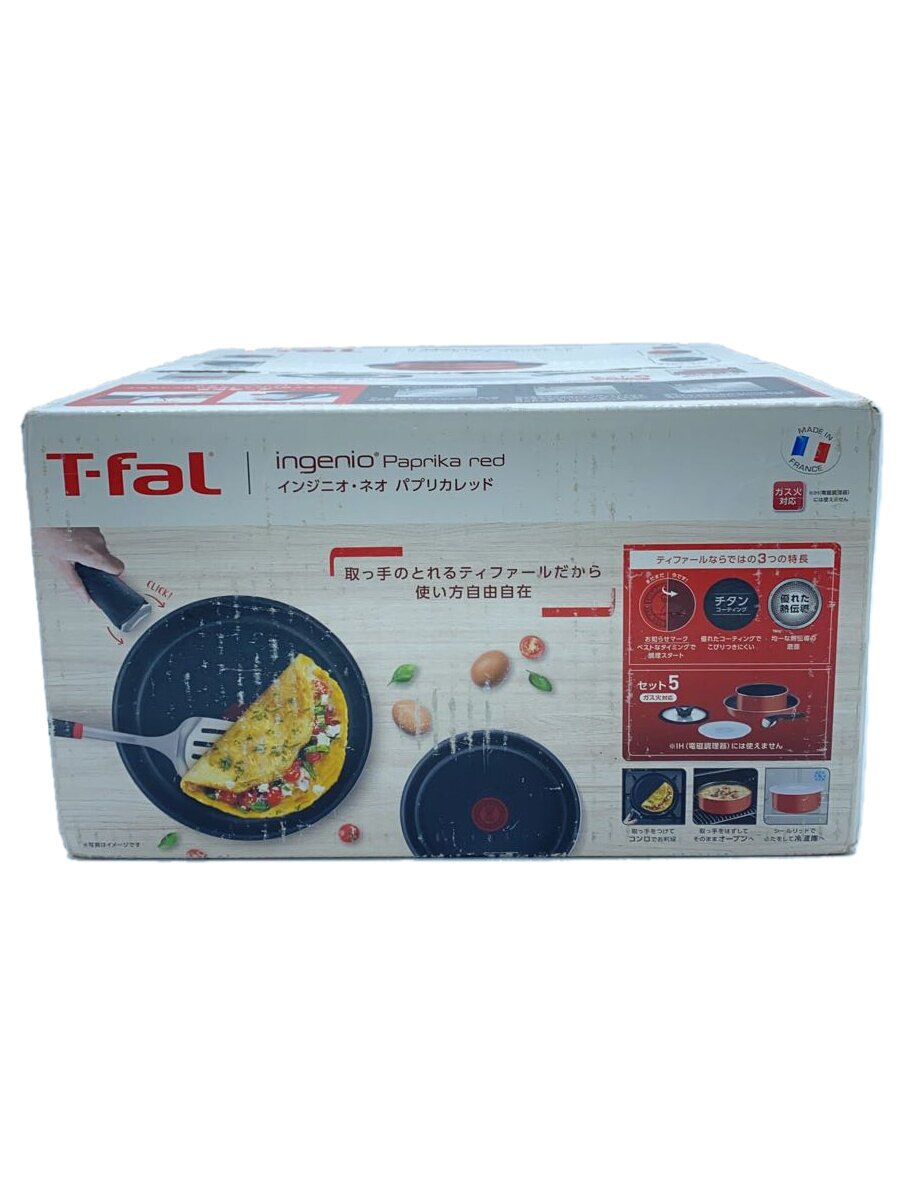 【中古】T-fal◆鍋/RED//【キッチン用品】