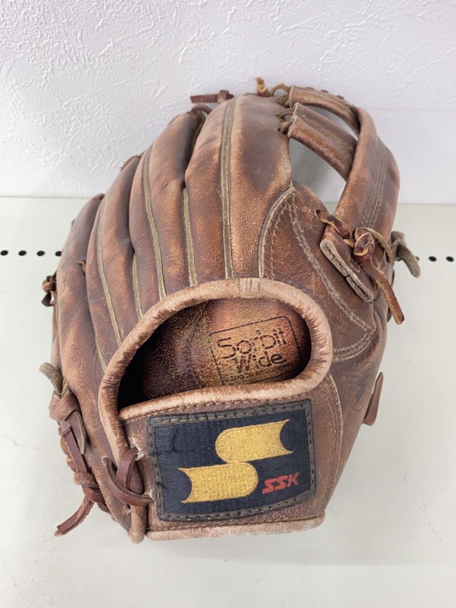 【中古】SSK◆グローブ/右利き用/BRW/SAG-15/使用感【スポーツ】