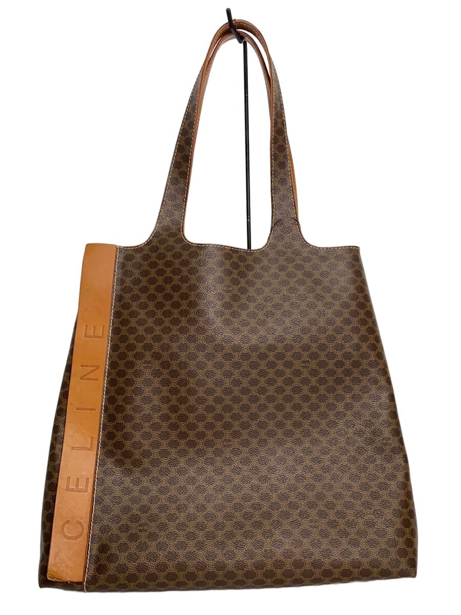 【中古】CELINE◆トートバッグ/フェイクレザー/マカダム柄/ZT00/01//【バッグ】