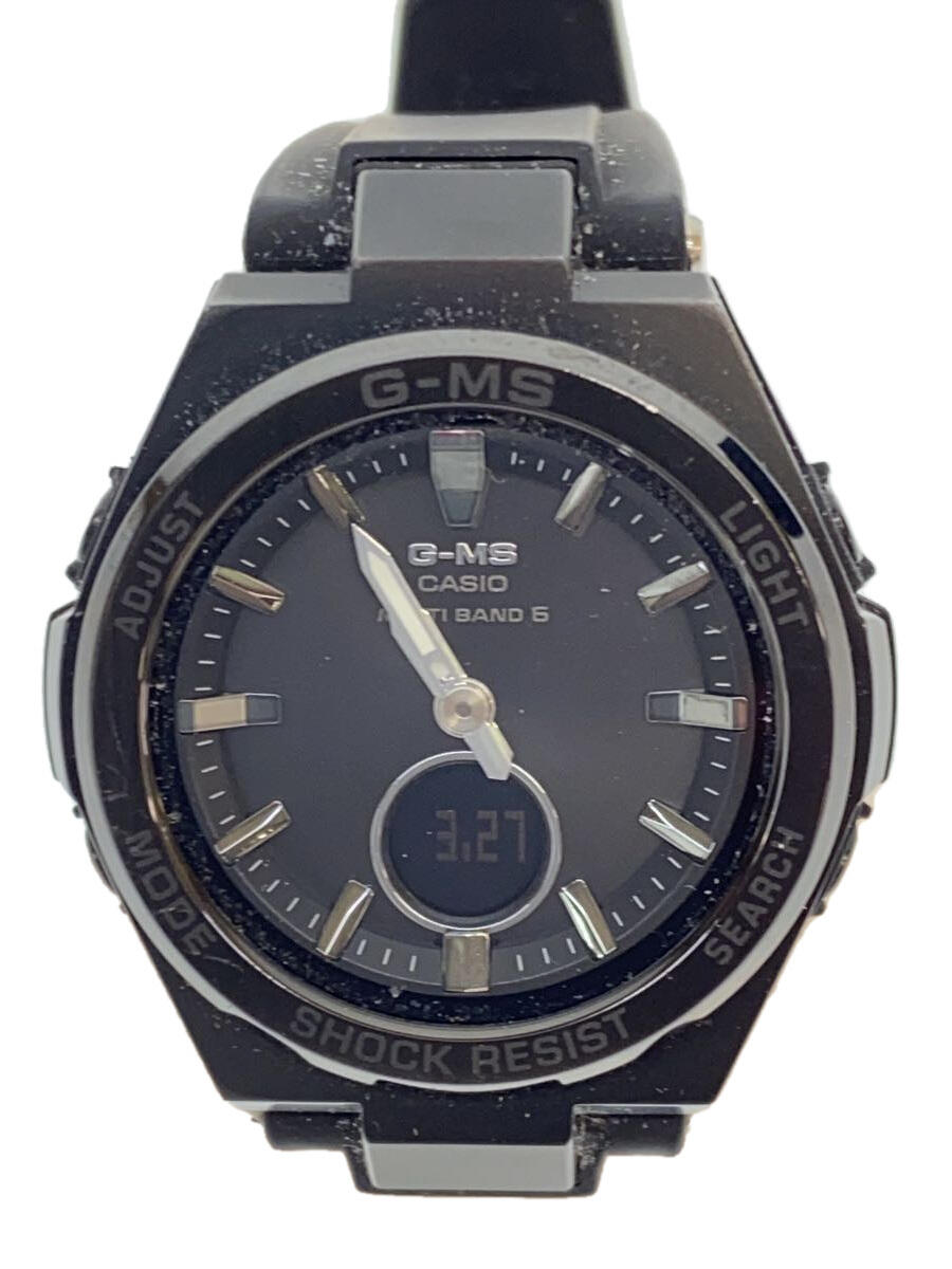 【中古】CASIO◆ソーラー腕時計・Baby-G/デジアナ/BLK【服飾雑貨他】