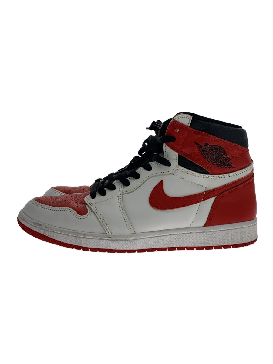 【中古】NIKE◆AIR JORDAN 1 RETRO HIGH OG_エアジョーダン 1 レトロ ハイ OG/29cm/WHT【シューズ】