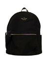【中古】kate spade new york◆リュック/--/BLK/無地【バッグ】