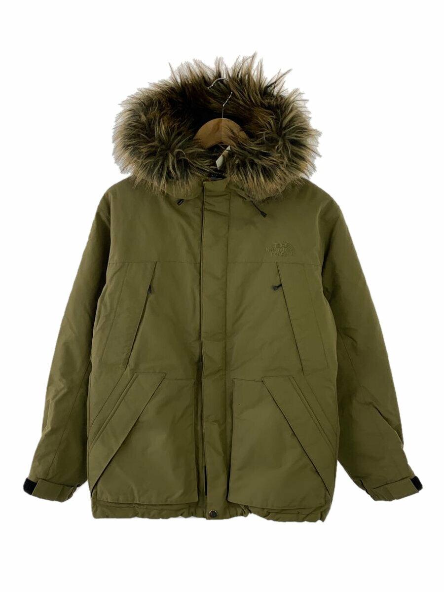 【中古】THE NORTH FACE◆MOUNTAIN DOWN PARKA/M/ナイロン/KHK【メンズウェア】