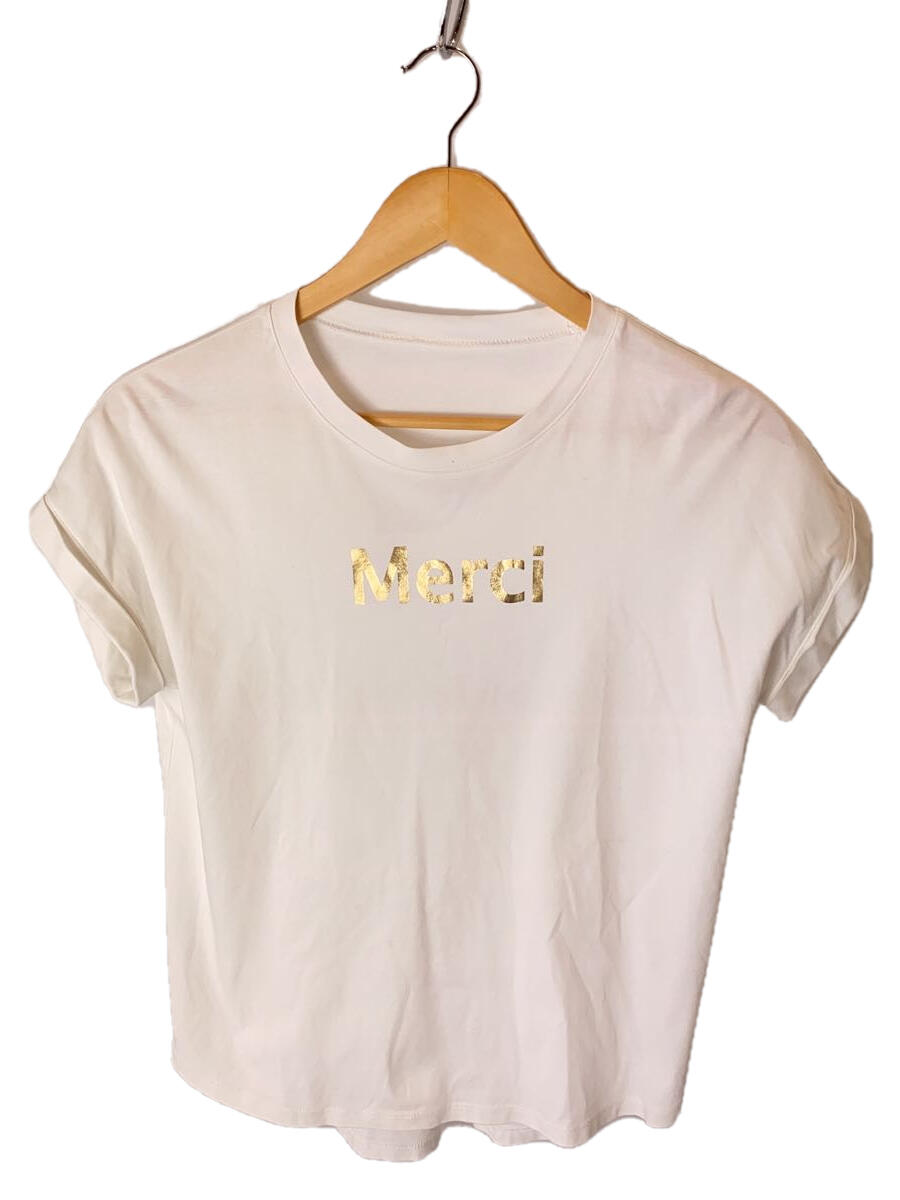 【中古】lasud◆Tシャツ/38/コットン/WHT/LSD2021-1【レディースウェア】