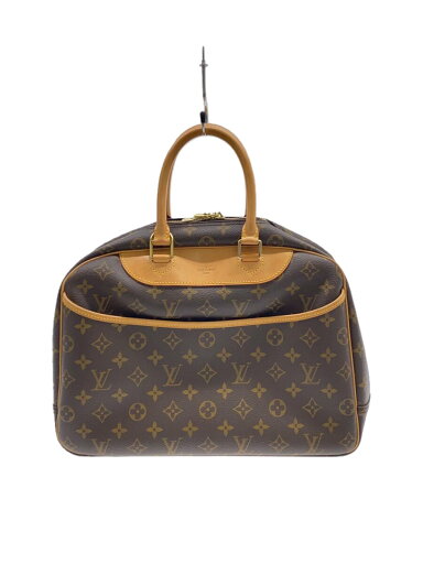 【中古】LOUIS VUITTON◆2)ボーリング・ヴァニティ(ドーヴィル)_モノグラム・キャンバス_BRW/PVC/BRW【バッグ】 【中古】LOUIS VUITTON◆2)ボーリング・ヴァニティ(ドーヴィル)_モノグラム・キャンバス_BRW/PVC/BRW【バッグ】