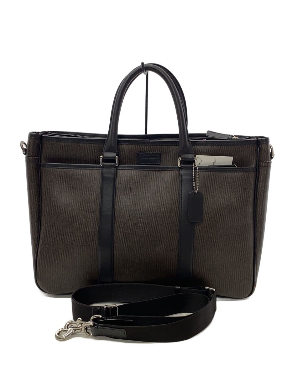 Attache Case - 【中古】COACH◆ブリーフケース/--/BRW/無地/F71388【バッグ】