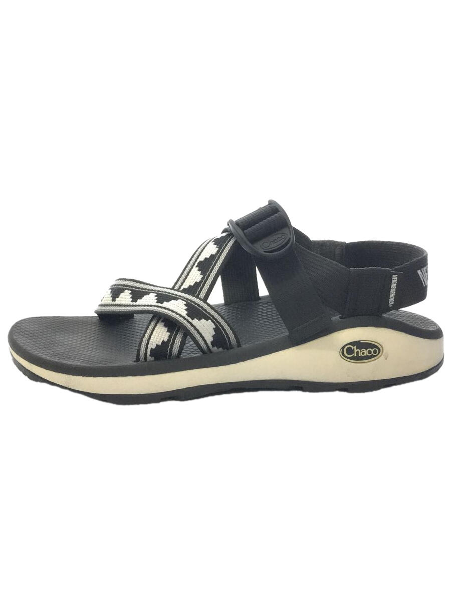 【中古】NEIGHBORHOOD◆×chaco/サンダル/--/BLK【シューズ】