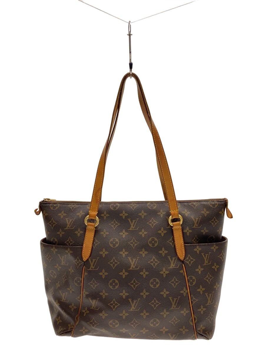 LOUIS VUITTON - 【中古】LOUIS VUITTON◆1)トータリーMM_モノグラム・キャンバス/PVC/BRW【バッグ】